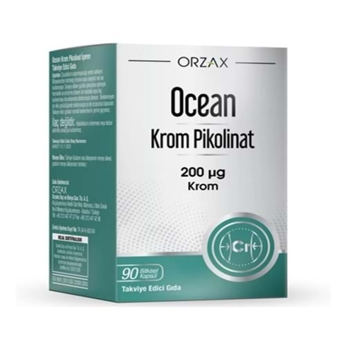 Ocean Krom Pikolinat 200 mcg 90 Kapsül