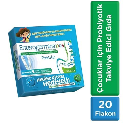 Enterogermina Kids 5 ml x 20 Flakon - Hikaye Kitabı Hediyeli