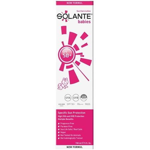 Solante Bebek Losyon SPF50+ 150 ml