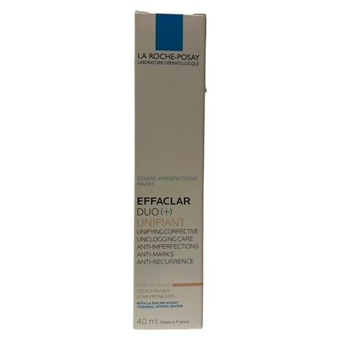La Roche Posay Effaclar Duo + Cilt Bozukluğu ve Akne Lekelerine Karşı Düzeltici Bakım Teinte Medium 40 ml