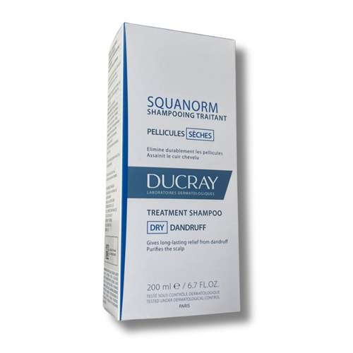 Ducray Squanorm Kuru ve Kepekli Saçlar için Bakım Şampuanı 200 ml