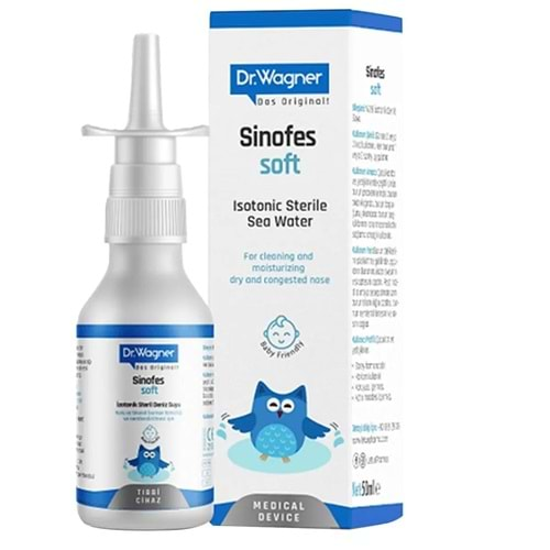 Dr. Wagner Sinofes Soft İzotonik Deniz Suyu Burun Spreyi 50 ml