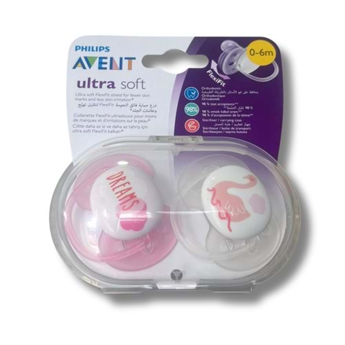 Avent Ultra Soft Emzik 0-6 Ay Kız