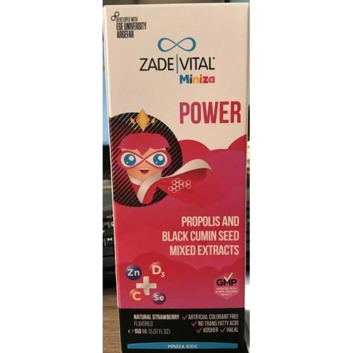 Zade Vital Miniza Power Propolis Çörek Otu Karışımı Şurup 150 ml