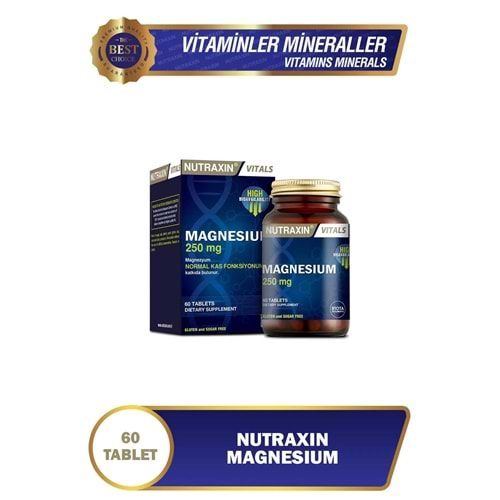 Nutraxin Magnesium 250 mg 60 Tablet