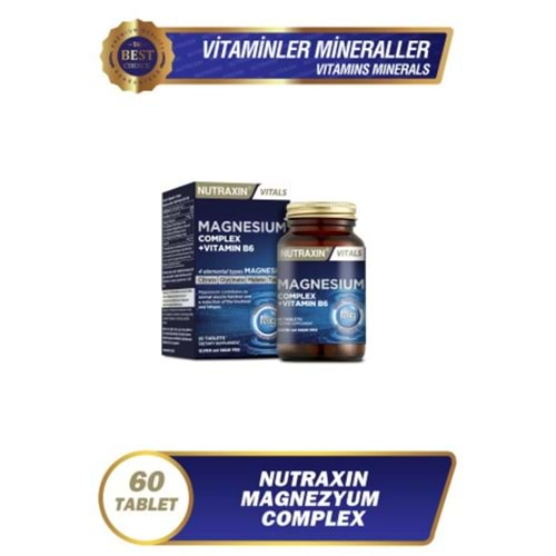 Nutraxin Magnesium Complex Vitamin B6 60 Tablet