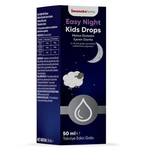 İmuneks Easy Night Kids Drops 50 ml