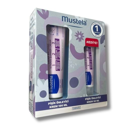 Mustela Vitamin Barrier 1-2-3 Pişik Önleyici Krem 100 gr + 50 gr Hediyeli