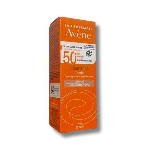 Avene Cleanance Tinted Unifying SPF50+ 50 ml