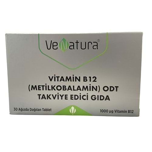 Venatura Metilkobalamin Odt Takviye Edici Gıda 30 Tablet