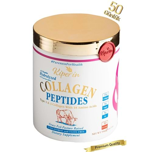 Kiperin Collagen Toz Kolajen Peptitleri İçeren Diyet Takviyesi 500 gr