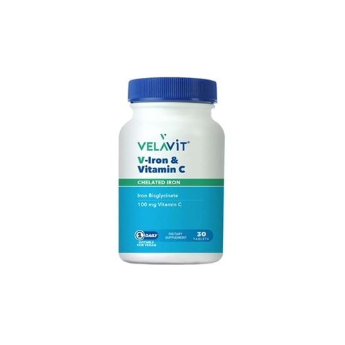 Velavit V Iron Vitamin C 30 Tablet