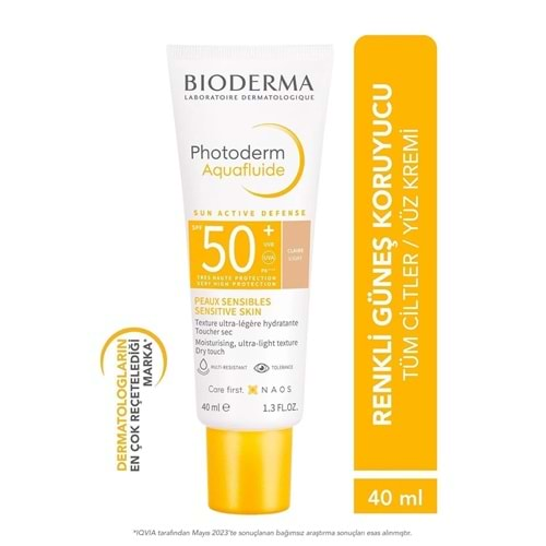 Bioderma Photoderm Aquafluide Claire Light SPF50 40 ml .