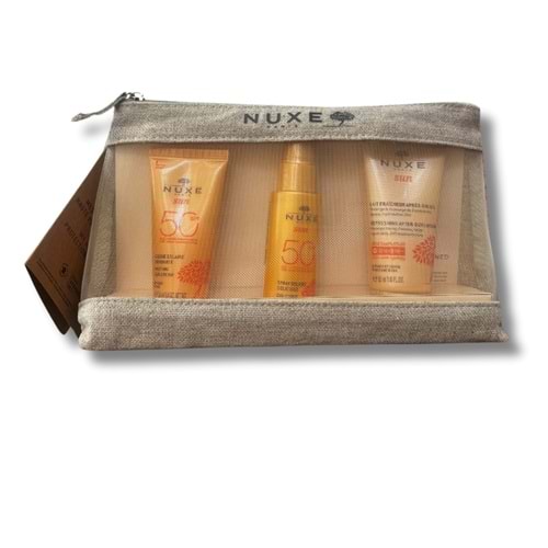 Nuxe Sun Güneş Koruyucu Yüz Kremi SPF50+ 30 ml + Yüz ve Vücut Sütü SPF50+ 50 ml + Güneş S. Bakım Kremi 50 ml