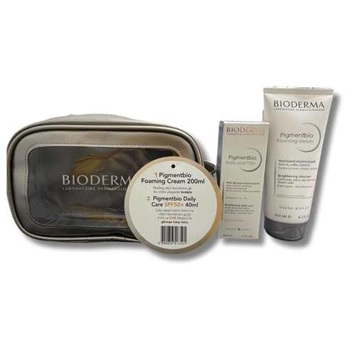 Bioderma Leke Karşıtı Bakım Seti Pigmentbio Deily Care SPF50+ 40 ml + Pigmentbio Foaming Cream 200 ml