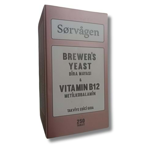 Sorvagen Brewer's Yeast Vitamin B12 Anne Sütü Arttırıcı 250 Tablet