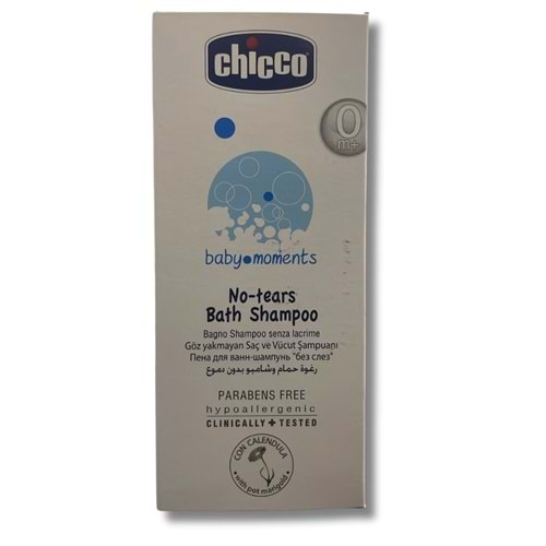 Chicco Baby No-Tears Bath Shampoo Göz Yakmayan Saç ve Vücut Şampuanı 200 ml