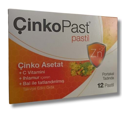 Çinkopast C Vitamini Ihlamur Bal Pastil 12'li