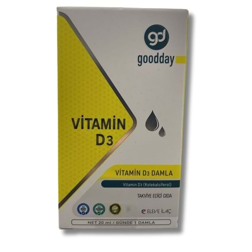 Goodday Vitamin D3 Damla 20 ml