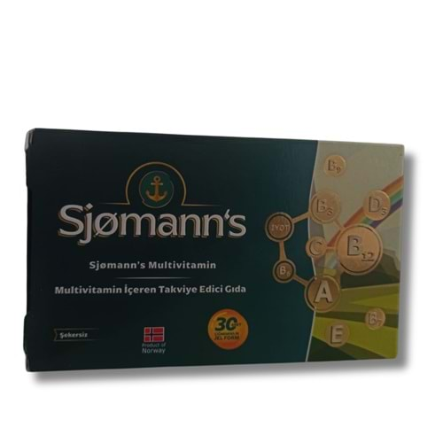 Sjomann's Multivitamin Çiğnenebilir Jel 30 Tablet