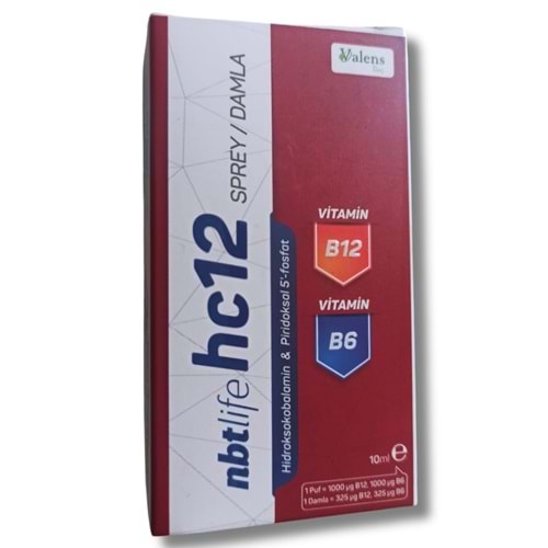 NBT Life HC12 Damla Sprey 10 ml