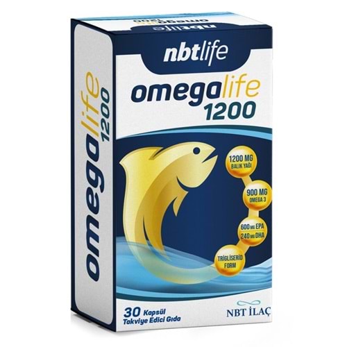 NBT Life Omegalife 1200 30 Kapsül