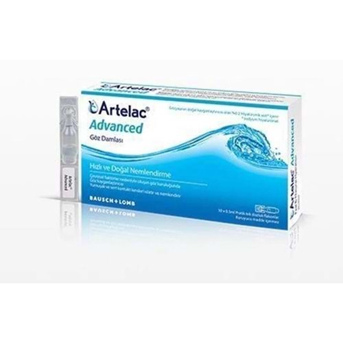 Artelac Advanced Göz Damlası 30 x 0,5 ml