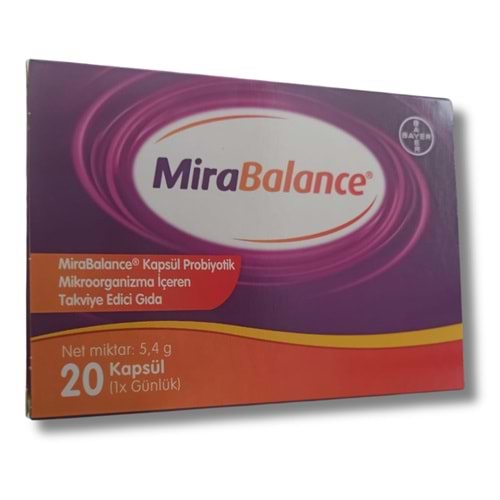 Mirabalance Probiyotik 20 Kapsül