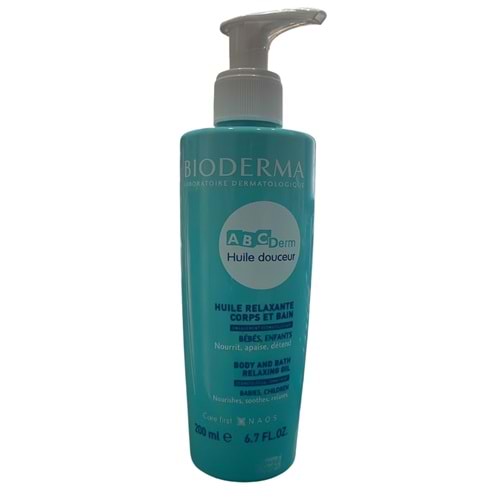 Bioderma ABCDerm Relaxing Oil 200 ml Bebek Masaj Yağı