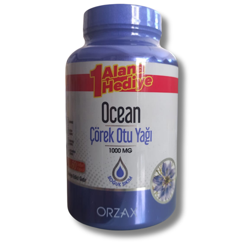 Ocean Çörek Otu Yağı 120 Kapsül