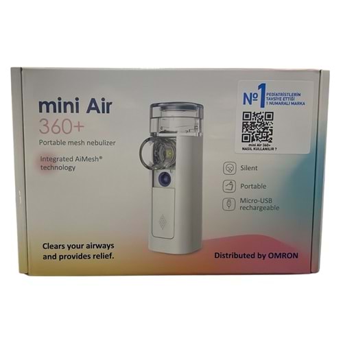 Omron Mini Air 360+ Taşınabilir Nebilizatör