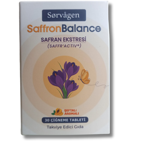 Sorvagen SaffronBalance Safran 30 Çiğneme Tableti