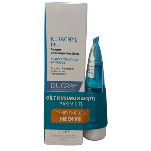Ducray Keracnyl PP Cream 30 ml + Keracnyl Jel 40 ml Hediye