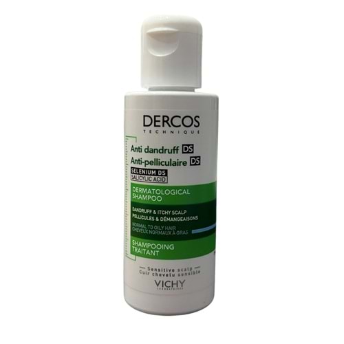 Vichy Dercos Anti-Dandruff Şampuan Normal ve Yağlı Saçlar 75 ml