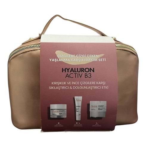 Avene Hyaluron Activ B3 Yaşlanma Karşıtı Çantalı Bakım SETİ