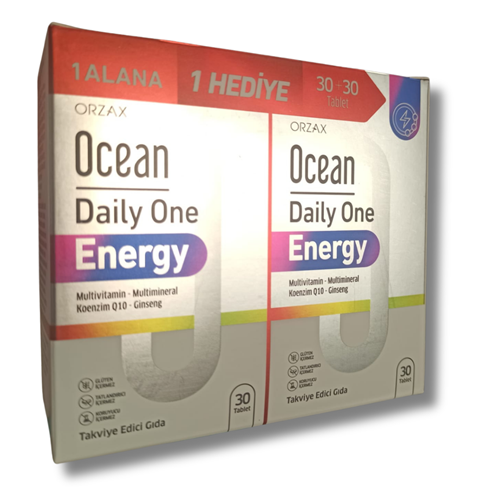 Ocean Daily One Energy 30+30 Tablet - 1 Alana 1 Hediye