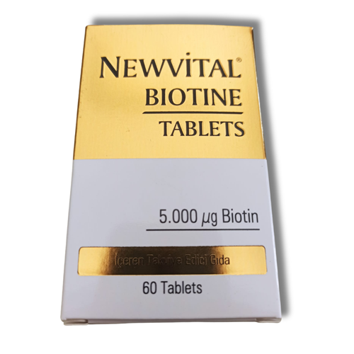 Newvital Biotine 5000 mcg 60 Tablet