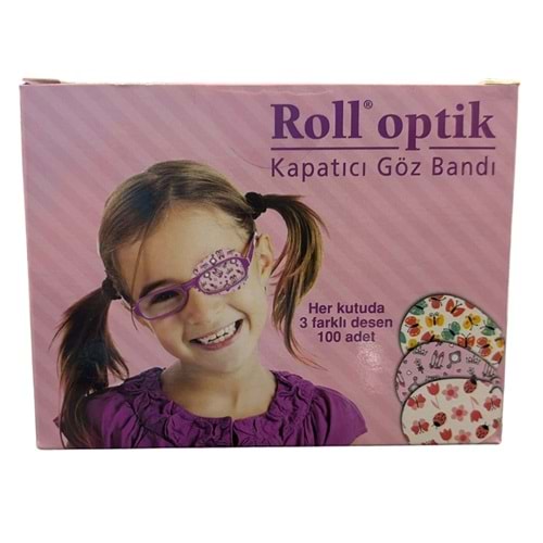 Roll Optik Kız Çocuk Göz Pedi 100'lü