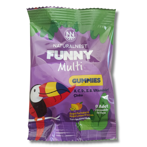 Naturalnest Funny Multi Gummies 8 Adet