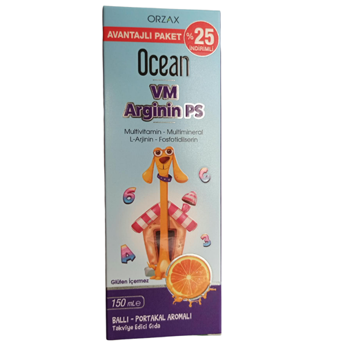 Ocean Arginin PS 150 ml - Avantajlı Paket %25 İndirimli