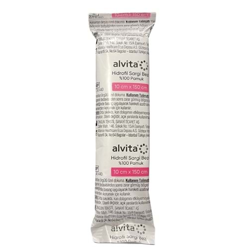 Alvita Sargı Bezi 10cm x 150cm