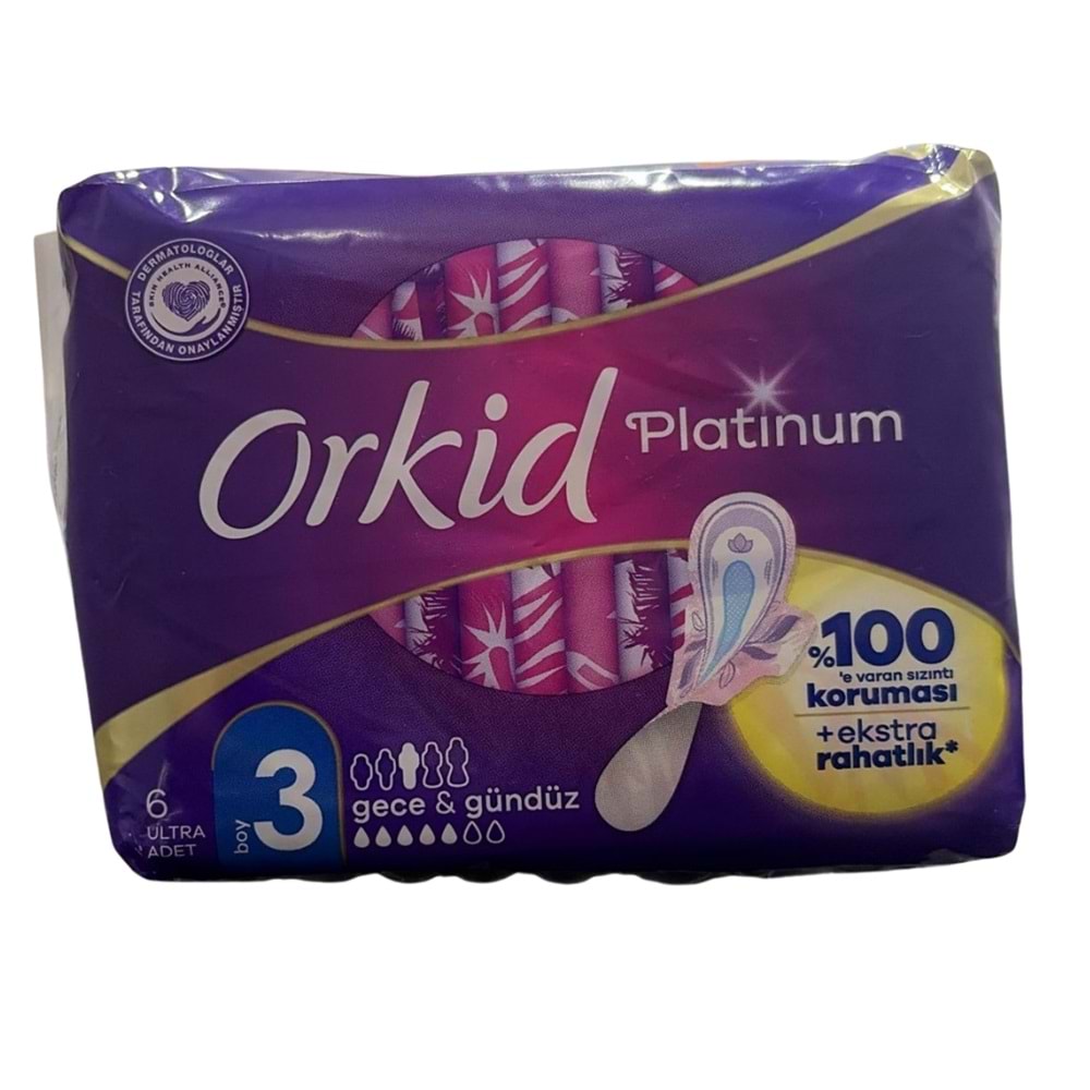 Orkid Platinium Gece Ultra 6 lı