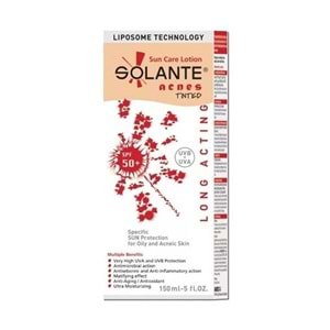 Solante Acnes Tinted spf 50 150ml