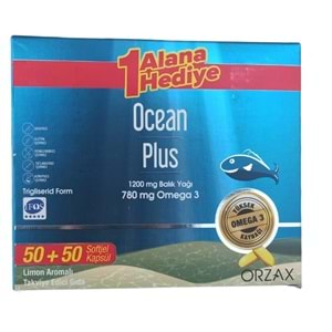 Ocean Plus Omega 3 1200 Mg 100 Soft Jel - 1 Alana 1 Bedava