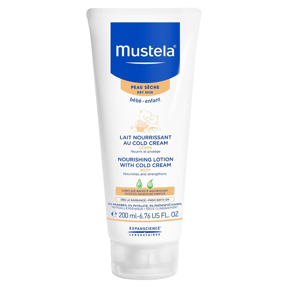 Mustela Body Lotion with Cold Cream Nutri-Protective 200 ml - Koruyucu Vücut Kremi