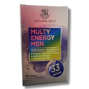 Naturalnest Multy Energy Men 30 Tablet