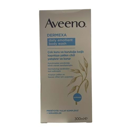 Aveeno Dermexa Emollient Body Wash 300ml Günlük Yumuşatıcı Vücut Yıkama