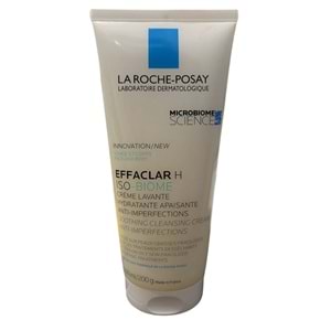 La Roche Posay Effaclar H Iso Biome Cilt Kusurlarına Eğilimli Ciltler İçin Yatıştırıcı Temizleyici Krem 200 ml