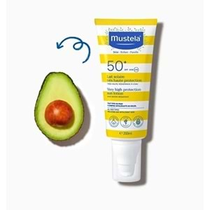 Mustela Yüksek Koruma Faktörlü Güneş Losyonu Tüm Aile İçin SPF50+ 200 ml