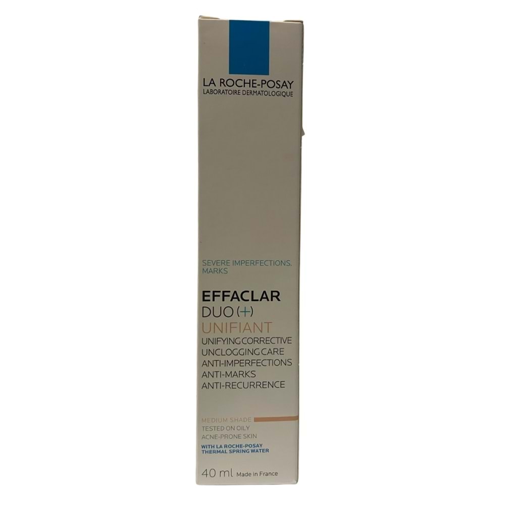 La Roche Posay Effaclar Duo + Cilt Bozukluğu ve Akne Lekelerine Karşı Düzeltici Bakım Teinte Medium 40 ml